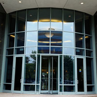 Glass Entrance
